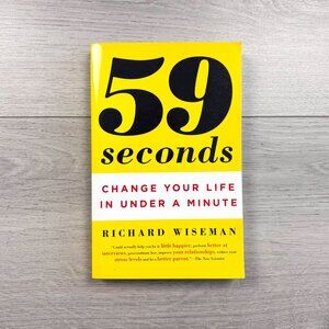 59 Seconds by Richard Wiseman Self Help Psychology Paperback